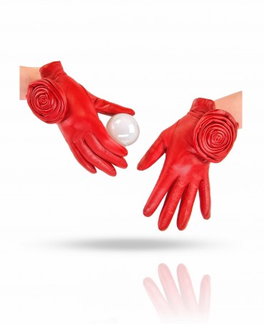 Перчатки Женские 11_ROSA/PURP